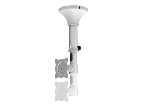 NEOMOUNTS FPMA-C025SILVER Support de plafond pour écran de 10-30p – h 37-47 cm – inclinable