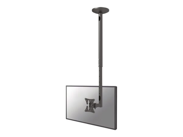 NEOMOUNTS FPMA-C050BLACK Support de plafond pour écran de 10-30p – h 60-85 cm