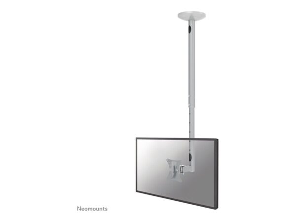 NEOMOUNTS FPMA-C050SILVER Support de plafond pour écran de 10-30p – h 60-85 cm