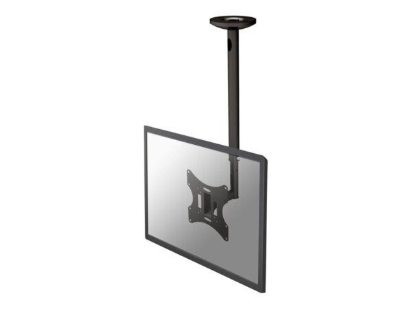 NEOMOUNTS FPMA-C060BLACK Support de plafond pour écran de 10-40p – h 60-85 cm
