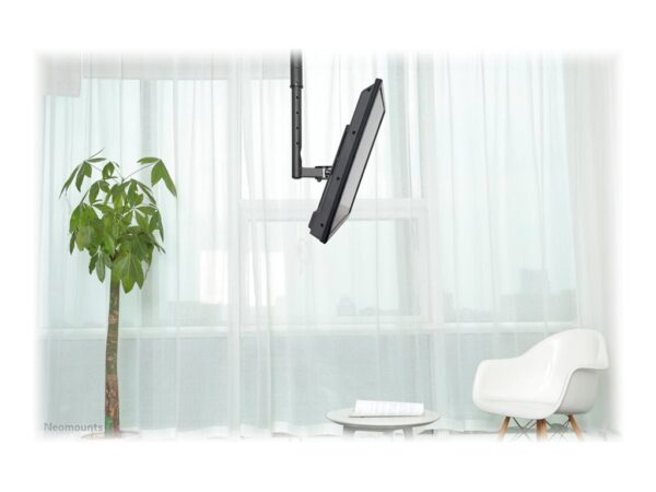 NEOMOUNTS FPMA-C060BLACK Support de plafond pour écran de 10-40p – h 60-85 cm
