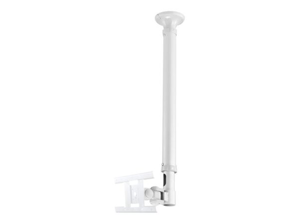 NEOMOUNTS FPMA-C100WHITE Support de plafond pour écran de 10-30p – h 79-129 cm