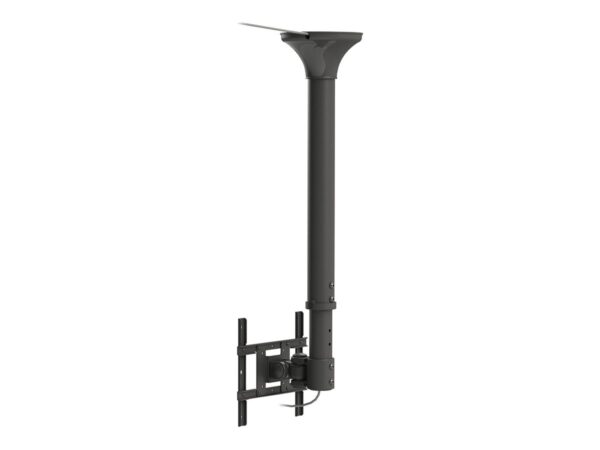 NEOMOUNTS FPMA-C200BLACK Support de plafond pour écran de 10-40p – h 64-104 cm