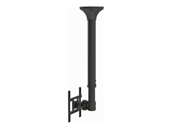 NEOMOUNTS FPMA-C200BLACK Support de plafond pour écran de 10-40p – h 64-104 cm