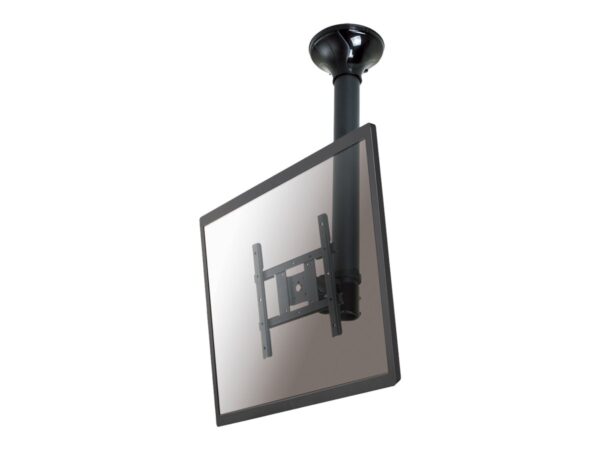 NEOMOUNTS FPMA-C200BLACK Support de plafond pour écran de 10-40p – h 64-104 cm