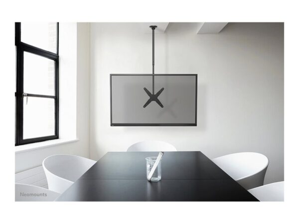 NEOMOUNTS FPMA-C340BLACK Support de plafond pour écran de 32-75p – h 106-156 cm