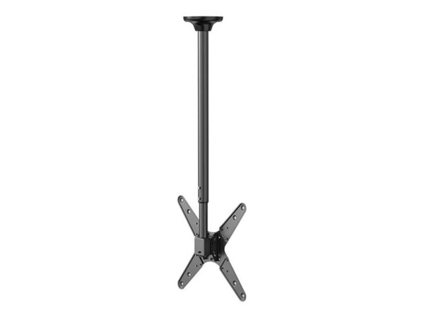 NEOMOUNTS FPMA-C340BLACK Support de plafond pour écran de 32-75p – h 106-156 cm