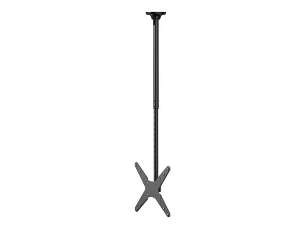 NEOMOUNTS FPMA-C340BLACK Support de plafond pour écran de 32-75p – h 106-156 cm