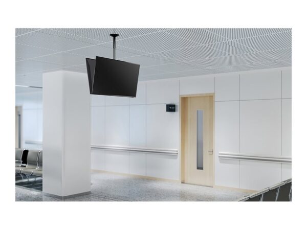 NEOMOUNTS FPMA-C340DBLACK Support de plafond pour écran de 32-75p – h 106-156 cm