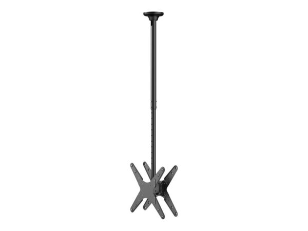 NEOMOUNTS FPMA-C340DBLACK Support de plafond pour écran de 32-75p – h 106-156 cm