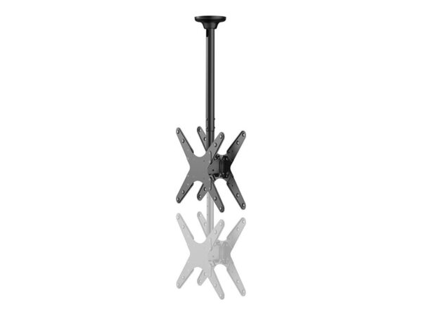 NEOMOUNTS FPMA-C340DBLACK Support de plafond pour écran de 32-75p – h 106-156 cm