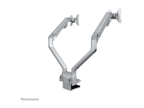 NEOMOUNTS FPMA-D750DSILVER Support décran à fixer 10-32p – ressort à gaz – Topfix