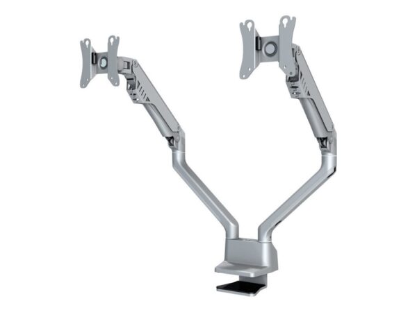 NEOMOUNTS FPMA-D750DSILVER Support décran à fixer 10-32p – ressort à gaz – Topfix