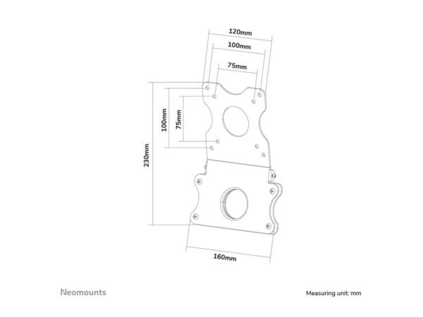 NEOMOUNTS FPMA-VESAMAC2127 Adaptateur VESA iMac