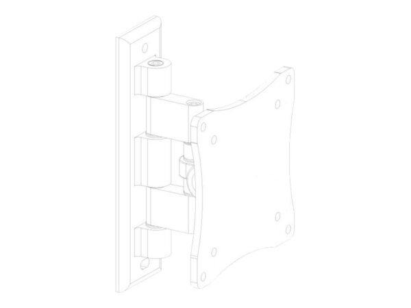 NEOMOUNTS FPMA-W810BLACK Support décran mural 10-27p – orientable