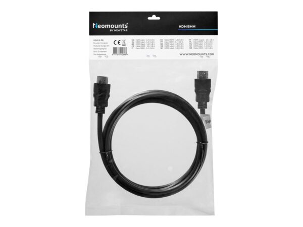 NEOMOUNTS HDMI6MM câble HDMI – 1.8 mètres