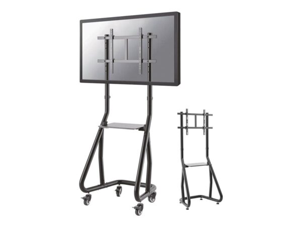 NEOMOUNTS Mobile Flat Screen Floor Stand stand+trolley height: 152-169cm 37-85p Black