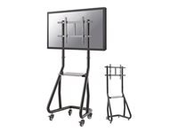 NEOMOUNTS Mobile Flat Screen Floor Stand stand+trolley height: 152-169cm 37-85p Black