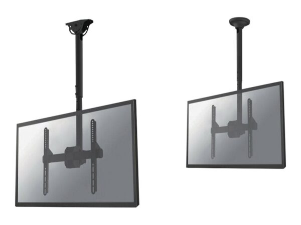 NEOMOUNTS NM-C440BLACK Support de plafond pour écran 32-60p – h 56-91 cm