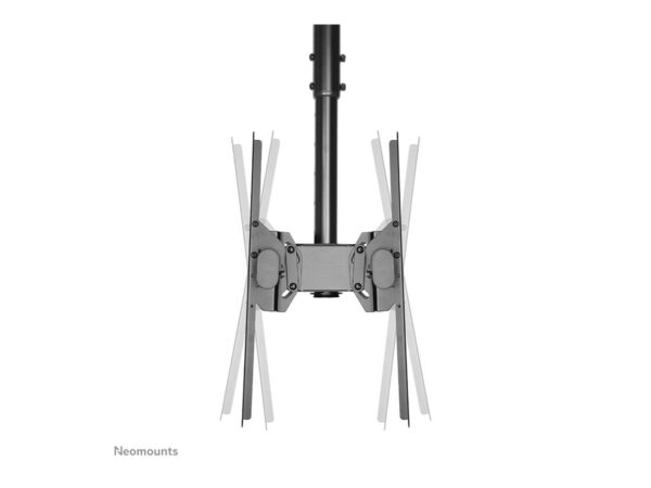 NEOMOUNTS NM-C440DBLACK Support de plafond pour double écran 32-60p – h 56-91 cm