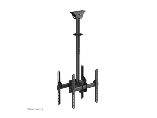 NEOMOUNTS NM-C440DBLACK Support de plafond pour double écran 32-60p – h 56-91 cm