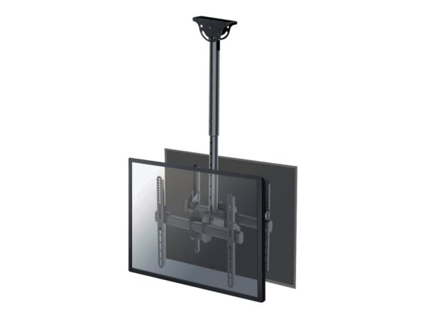 NEOMOUNTS NM-C440DBLACK Support de plafond pour double écran 32-60p – h 56-91 cm
