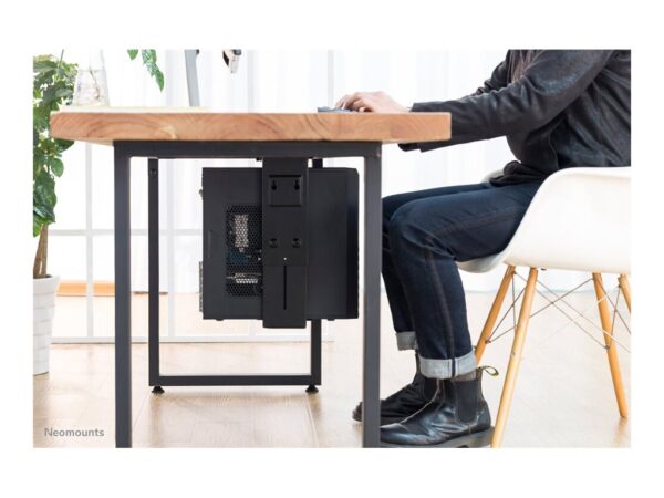 NEOMOUNTS NM-CPU100BLACK Support pour ordinateur – rotatif – max 10 kg – universel