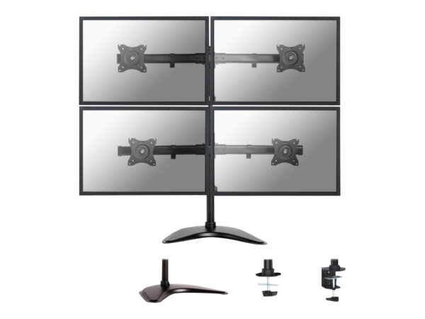 NEOMOUNTS NM-D335D4BLACK Support décran à poser 10-27p