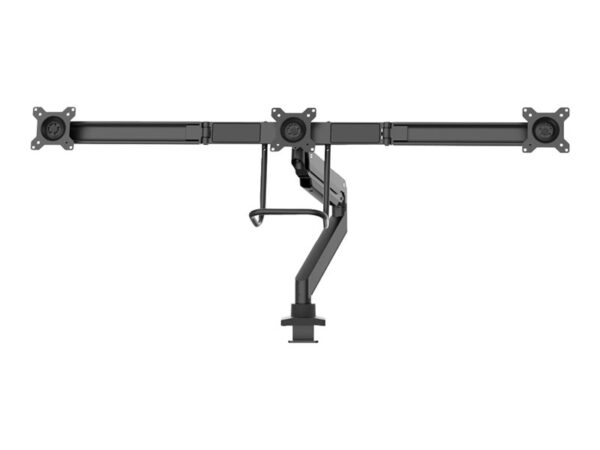 NEOMOUNTS NM-D775DX3BLACK Support décran à fixer 17-27p – ressort à gaz – Topfix – arrêt 180