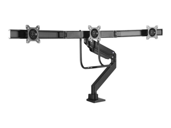 NEOMOUNTS NM-D775DX3BLACK Support décran à fixer 17-27p – ressort à gaz – Topfix – arrêt 180