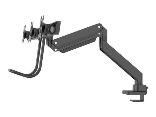 NEOMOUNTS NM-D775DX3BLACK Support décran à fixer 17-27p – ressort à gaz – Topfix – arrêt 180