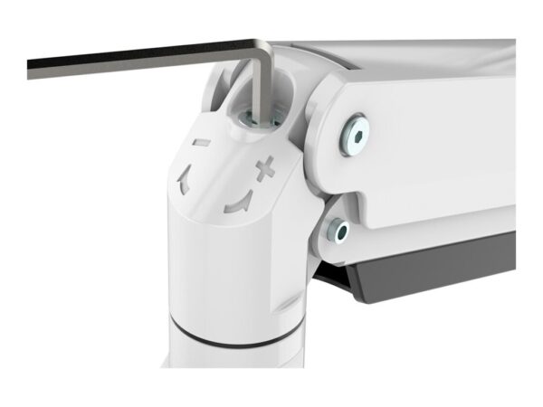 NEOMOUNTS NM-D775DX3WHITE Support décran à fixer 17-27p – ressort à gaz – Topfix – arrêt 180
