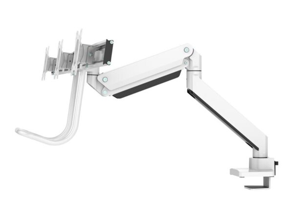 NEOMOUNTS NM-D775DX3WHITE Support décran à fixer 17-27p – ressort à gaz – Topfix – arrêt 180