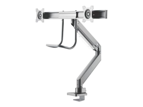 NEOMOUNTS NM-D775DXSILVER Support décran à fixer 10-32p – ressort à gaz – Topfix – arrêt 180
