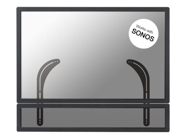 NEOMOUNTS NM-USP100BLACK Support pour barre de son Sonos – max 15 kg – installation de lécran