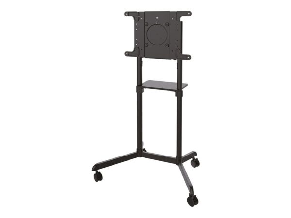NEOMOUNTS NS-M1250BLACK Support au sol pour écran 37-70p – rotatif – étagère multimédia incluse