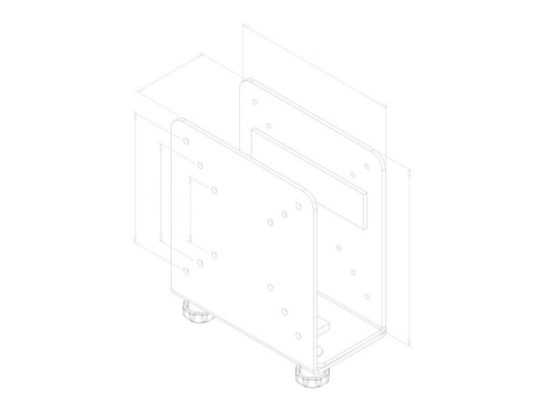 NEOMOUNTS THINCLIENT-20 Support pour mini PC – max 7 kg – universel
