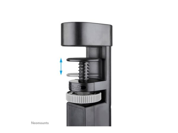 NEOMOUNTS VOLT Desk Clamp socket with Quick-charge USB Ports clamp 0-50mm 3x type-F 230V 1x USB-A 18W 2x USB-C 20W