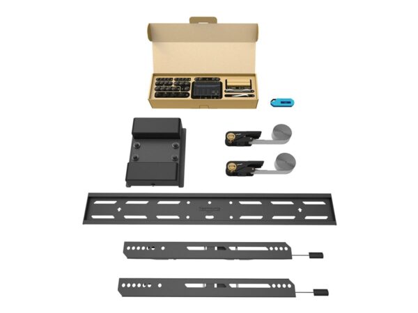 NEOMOUNTS WL30S-910BL16 Support de pilier pour écran 40-75p – fixe – verrouillable – diam. 25-100 cm – portrait