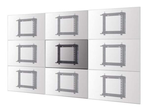 NEOMOUNTS WL95-800BL1 Support mural pour Videowall 42-70p – push-pull – max 35 kg