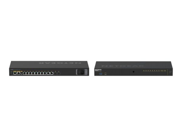 NETGEAR 12-Port AV Line M4250-10G2XF-PoE+ 8x1G PoE+ 240W 2x1G 2xSFP+ Managed Switch
