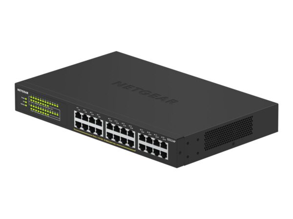 NETGEAR 24PT GIGE UNMANAGED SWITCH W/ POE+