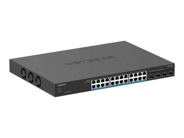 NETGEAR MS324TXUP – 1 year Insight Managed 24PT MG U60 POE++ SMART SWITCH + 4 SFP+ Ports