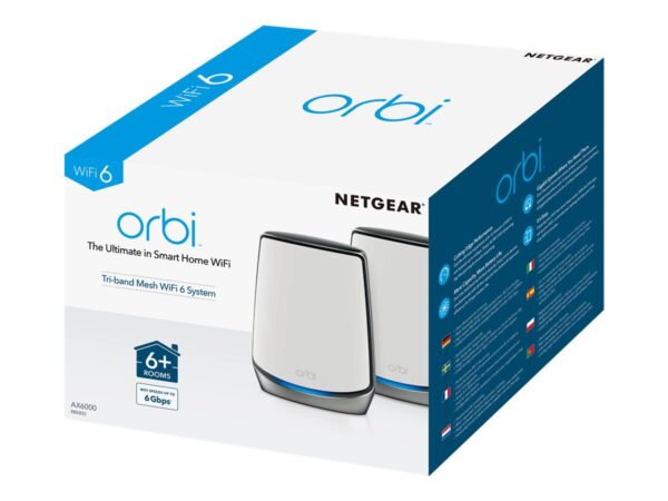 NETGEAR Orbi WLAN 6 Tri-Band Mesh WLAN System AX6000