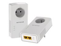 NETGEAR Pack de 2 adaptateurs CPL Gigabit – AVEC PRISE INTEGREE