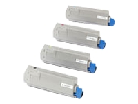 OKI C5650, C5750 cartouche de toner jaune capacité standard 2.000 pages pack de 1