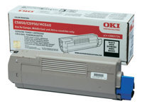 OKI C5850, C5950 cartouche de toner noir capacité standard 8.000 pages pack de 1