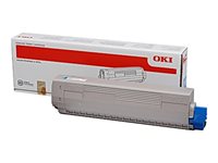 OKI C831 C841 cartouche de toner cyan capacité standard 10.000 pages pack de 1 Cyan toner C831/C841 series (10K)