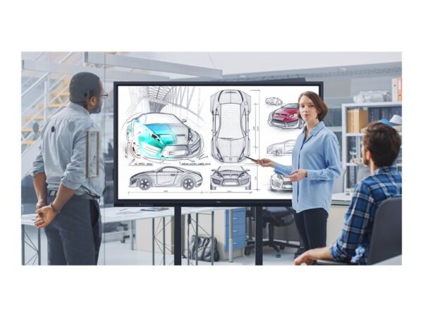 OPTOMA 3652RK ENI Monitor 65p 4K UHD 3840×2160 Multitouch 20pts 400cd/m2 4GB/32GB 6ms Angle Of Vision 178 Pen Holder Speakers