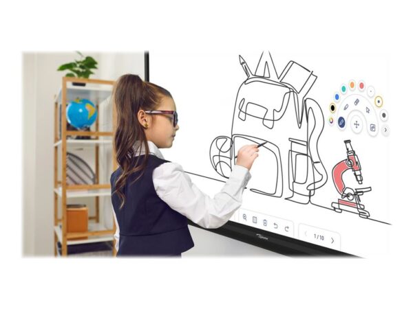 OPTOMA 3862RK ENI Monitor 86p 4K UHD 3840×2160 Multitouch 20pts 400cd/m2 4GB/32GB 6ms Angle Of Vision 178 Pen Holder Speakers